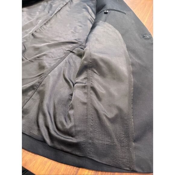G-Star Raw Men's Black Notched Lapel Two-Button Lined Blazer Size XL - Picture 8 of 12